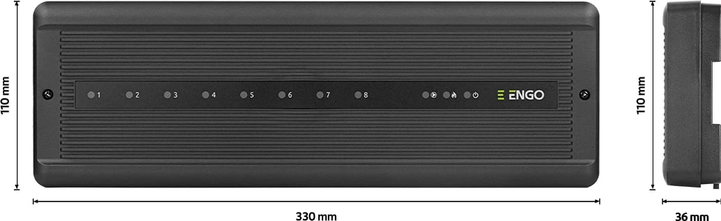Kutia elektrike per dysheme 8 Qarqe Engo ECB8-230