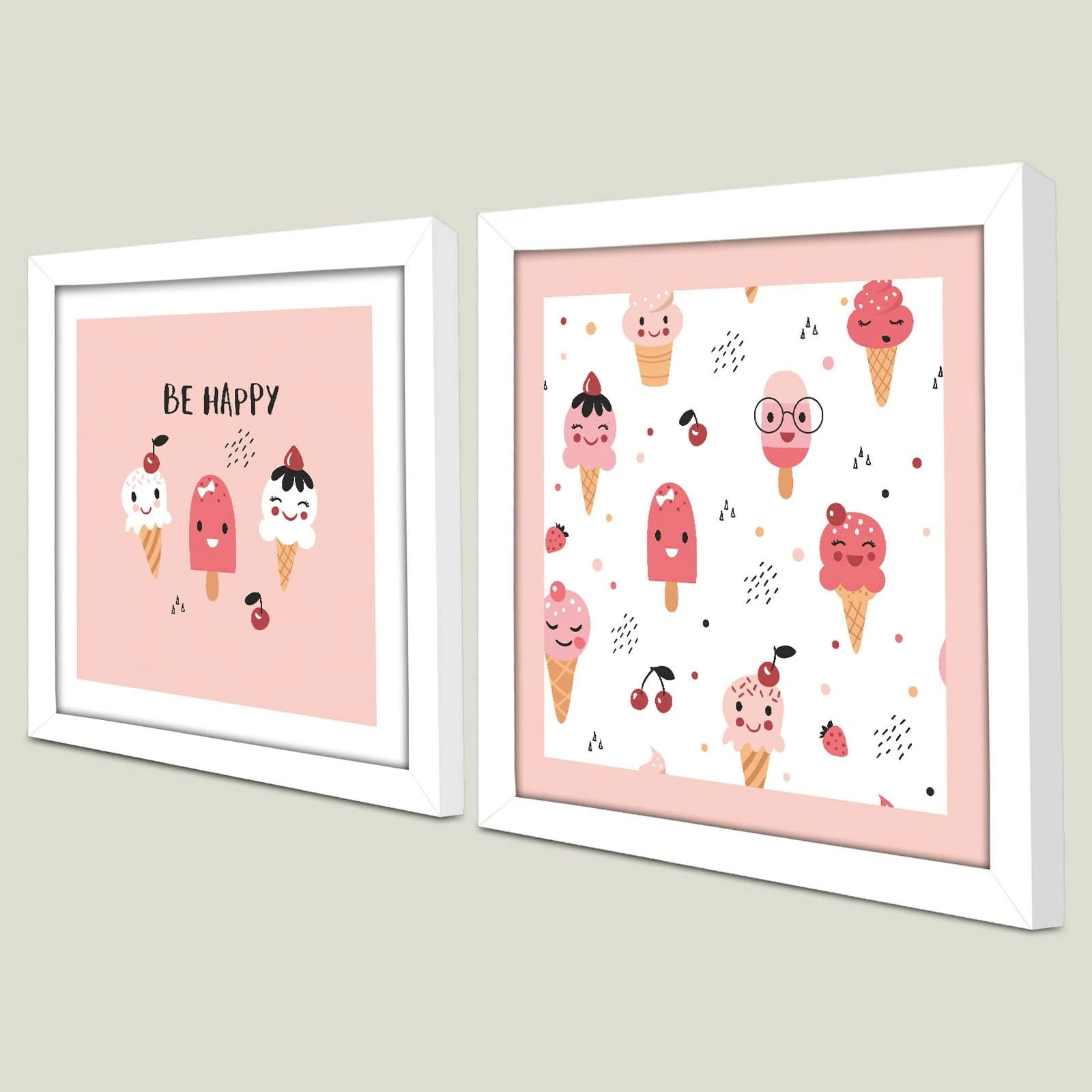 Pikturë dekorative me kornizë MDF (2 copë), Wallity, 2P3333BCT-010