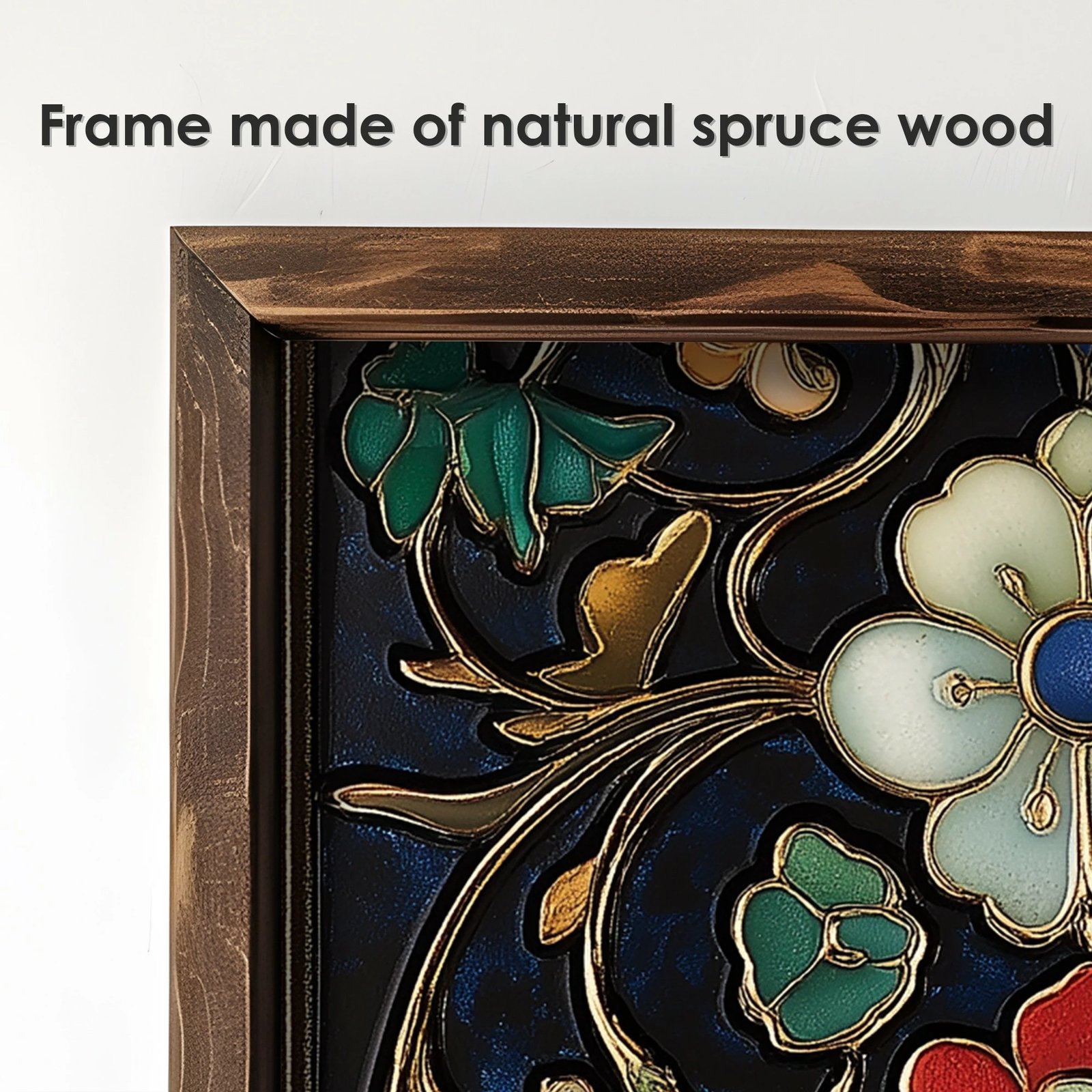 Pikturë dekorative me kornizë, MDF, shumëngjyrëshe, Wallity, EMR085, 40x120x3.5 cm