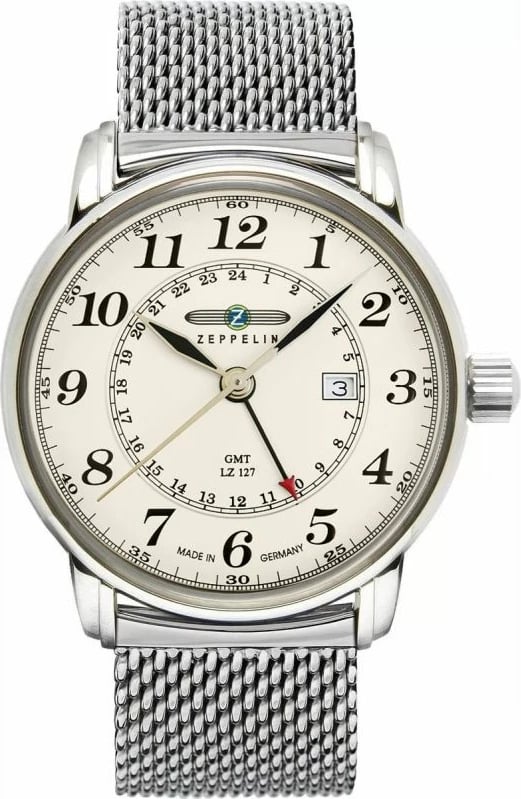 Orë dore për meshkuj Zeppelin, e zezë