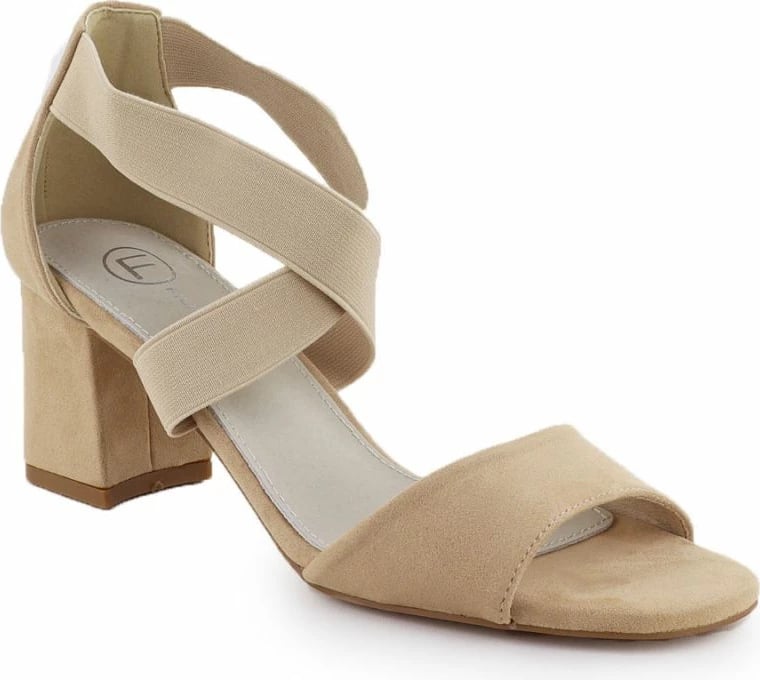 Sandale me take Filippo DS6920, bezhë