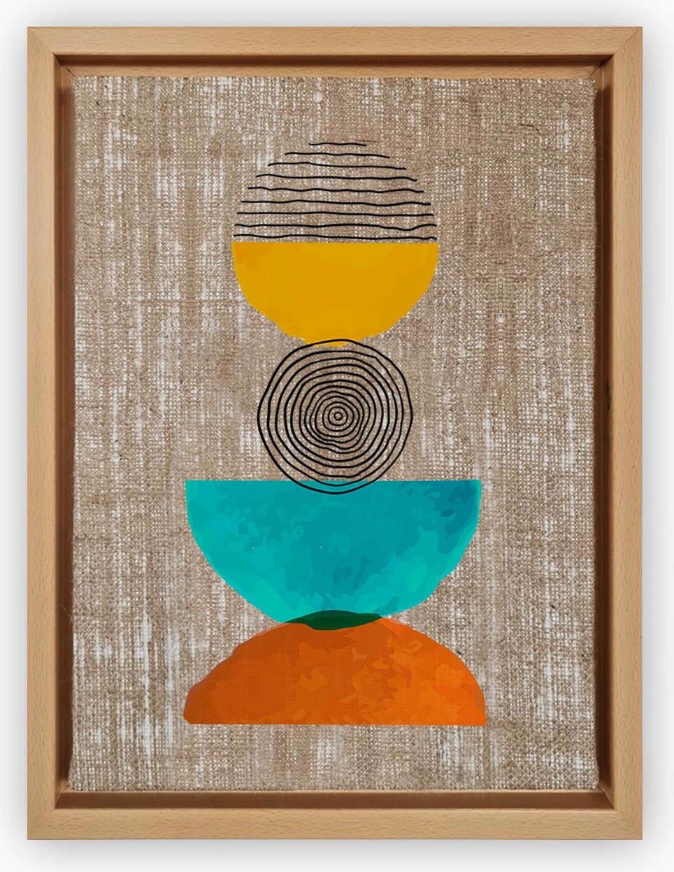 Pikturë dekorative në kanavacë, shumëngjyrëshe, Wallity LNJ219906277904 - 96136, 96x136cm