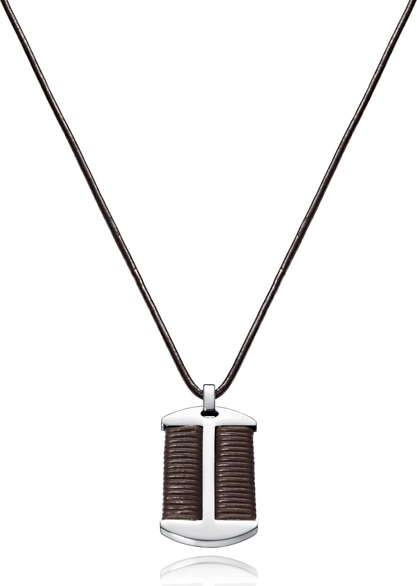Varëse për meshkuj VICEROY FASHION JEWELS 75094C01011, argjend me kafe