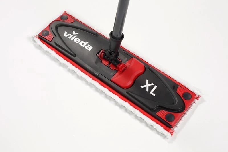 Set leckë rrotulluese Vileda TURBO 3in1 Microfibre 4023103227446, e zezë, e kuqe