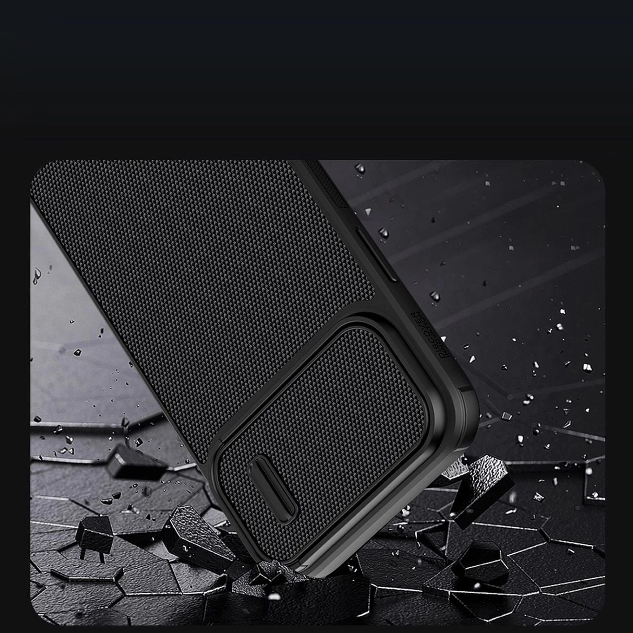 Mbështjellës Nillkin Textured S Case për iPhone 14, me kapak kamere, e gjelbër