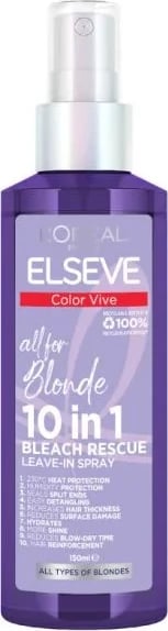 Els.masq.Color-Vive 10-In-1 Bleach Rescue Leave-In Spray 150 Ml
