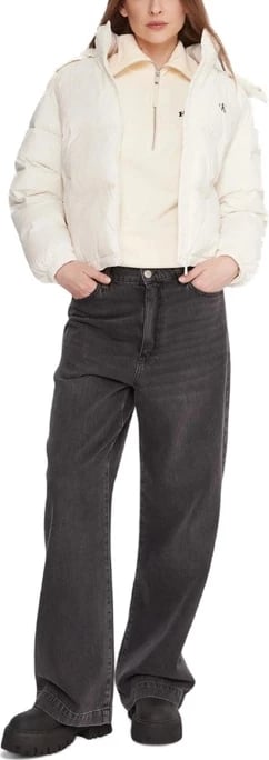 Jakne femra Calvin Klein Jeans e bardhë