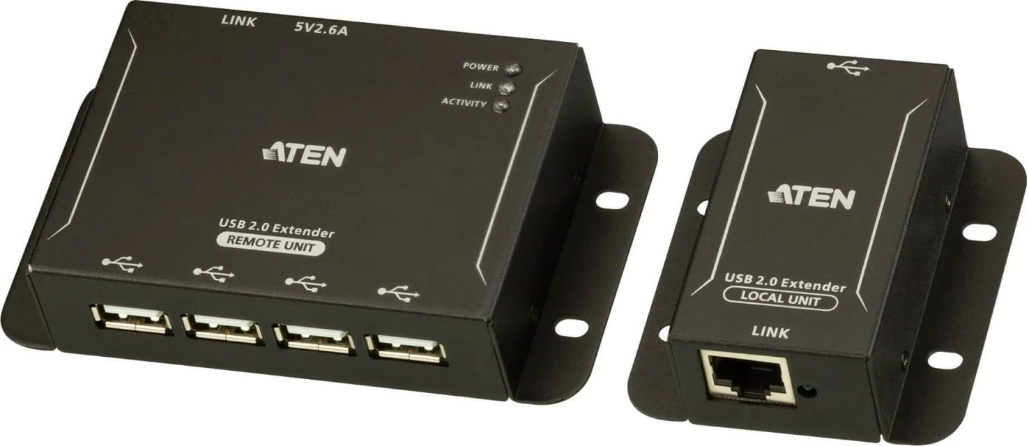 Zgjatues USB 2.0 ATEN UCE3250, 4 porta, deri 50m, i zi