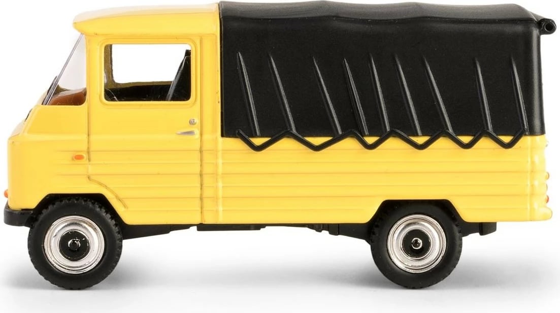 Kamion lodër Daffi Żuk K-550, metal/plastik, 1:43, verdhë/zi