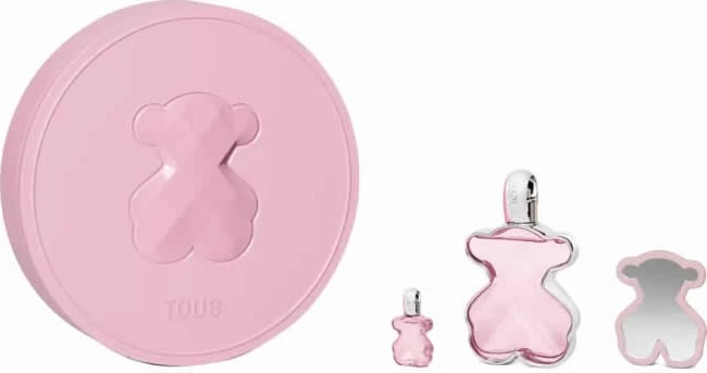 Set Eau de Parfum TOUS Love Me 90ml 3 copë rozë