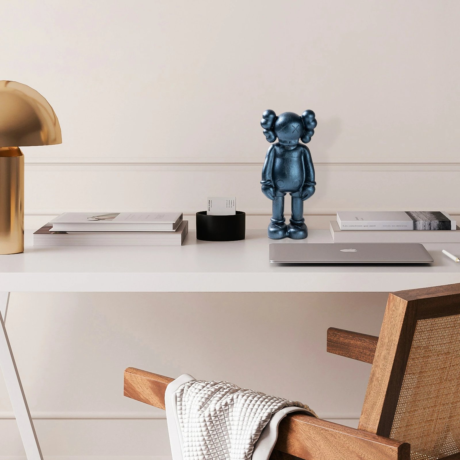 Objekt dekorativ Aberto Design, ngjyrë blu e errët, Yak-051-D