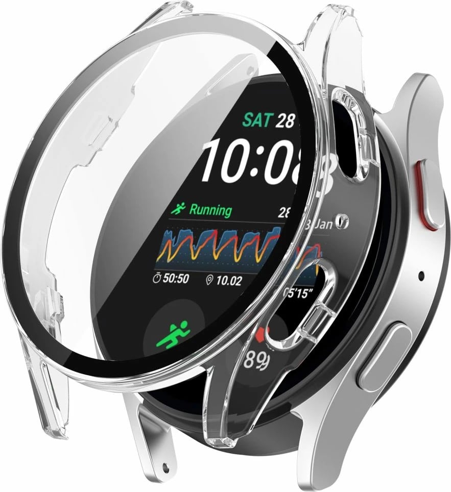 Mbështjellës Tech-Protect Defense360 për Samsung Galaxy Watch 4/5/FE 40mm, Transparent