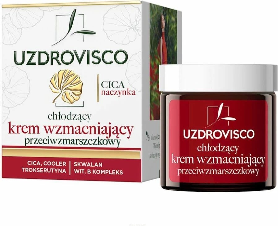 Krem fytyre anti-rrudhë për femra UZDROVISCO Cica Capillary Cooling and Strengthening, 50ml