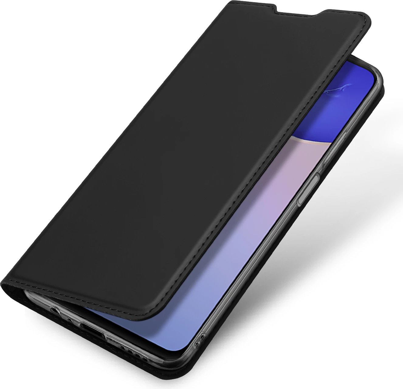 Mbështjellës Dux Ducis Skin Pro për Vivo Y01/Y15a/Y15s, me kapak dhe xhep, e zezë