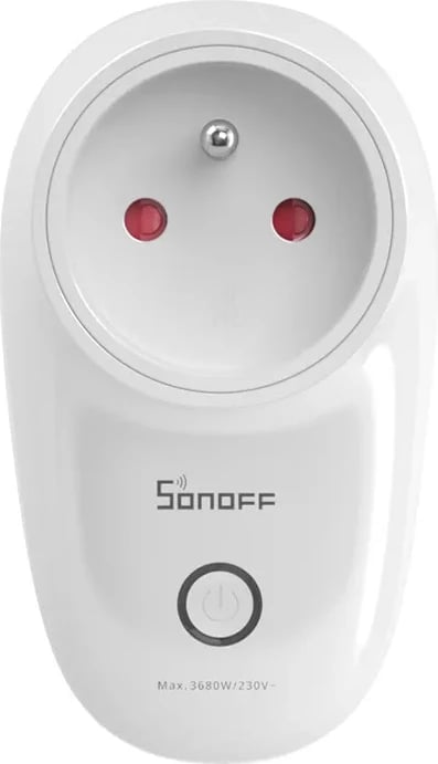 Prizë e mençur Wi-Fi Sonoff S26R2TPE-FR, Type E, e bardhë
