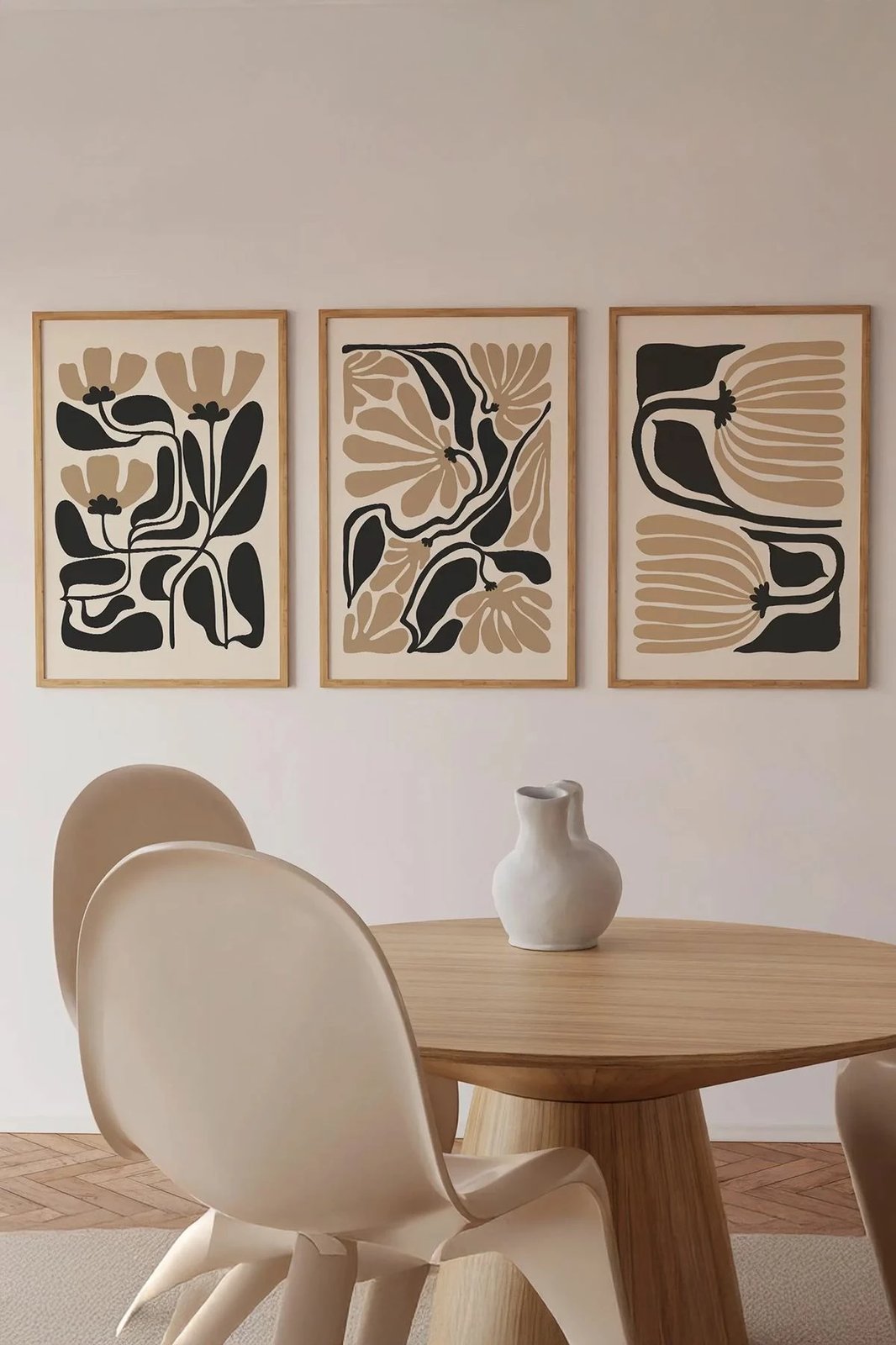 Pikturë dekorative me kornizë (3 copë), Wallity, Ersy3Ham4