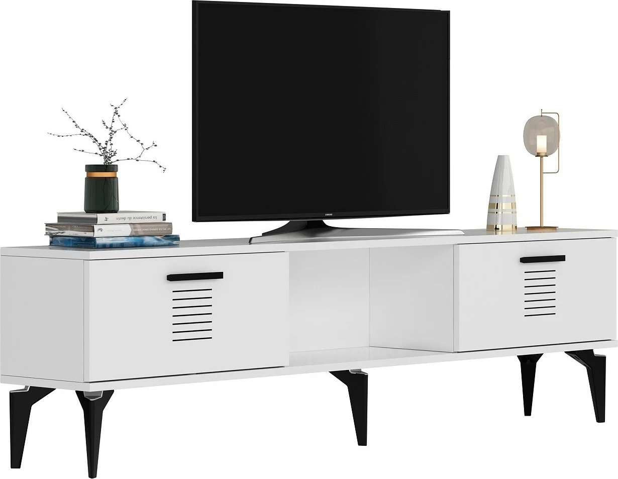 Komodë TV Hanah Home, Asimo, e bardhë