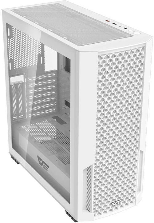 Kasë Darkflash DF2100, midi tower, pa ventilatorë, e bardhë