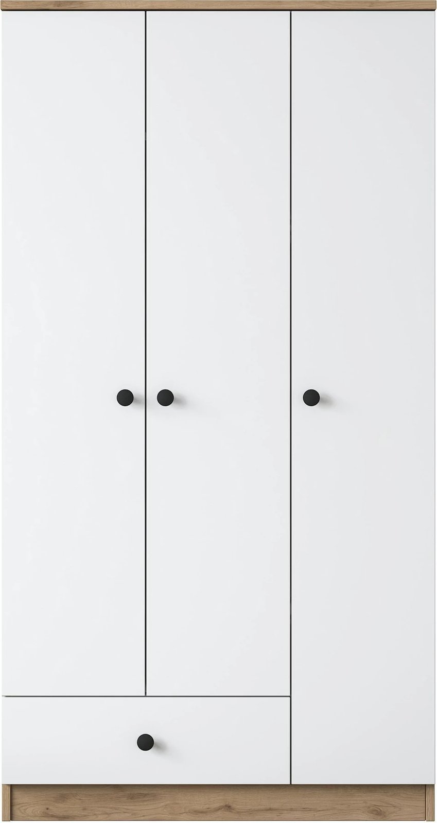 Dollap Hanah Home, BA117 - 2253, ngjyrë arr dhe e bardhë