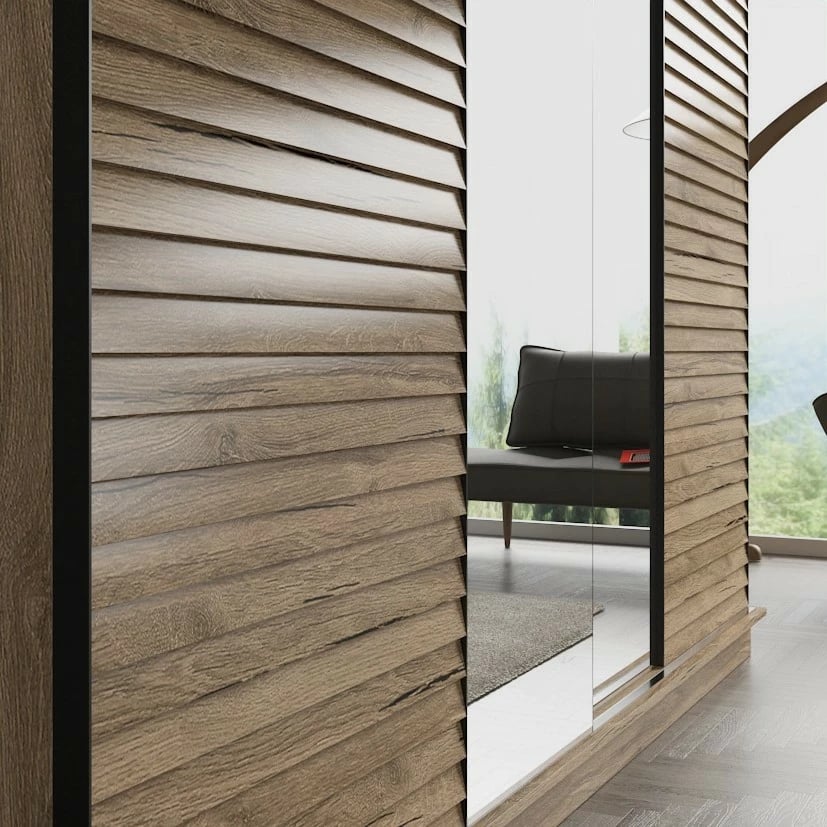 Dollap Skye Decor, ngjyrë arre, FRN-7003