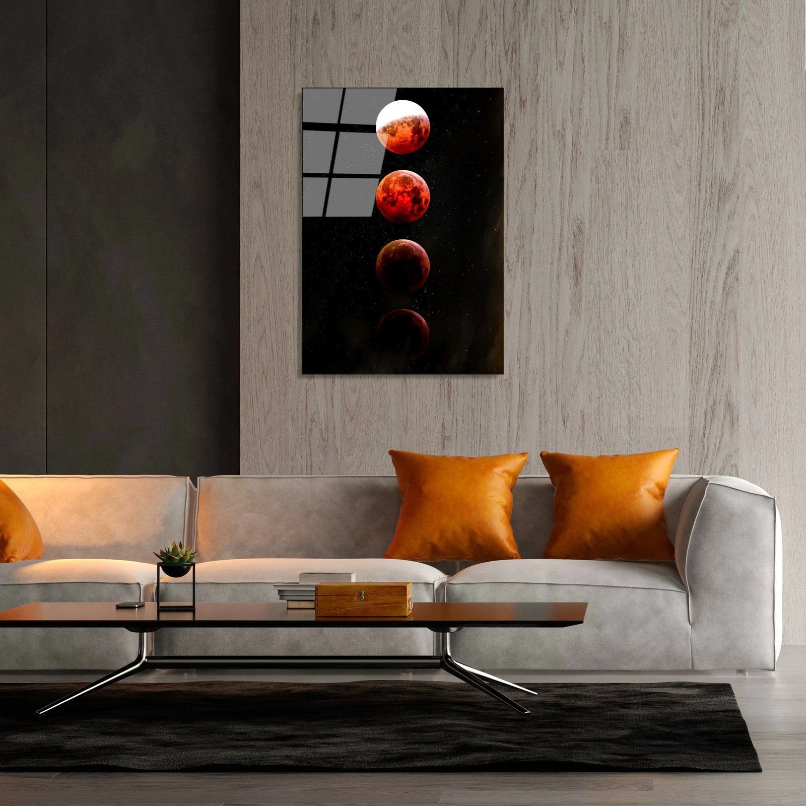 Pikturë dekorative prej xhami të temperuar, Wallity UV-201, shumëngjyrëshe, 70x100cm