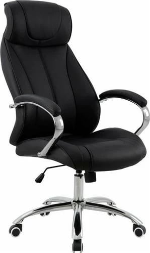 Karrige për zyre, ngjyra e zezë 64x83x126cm