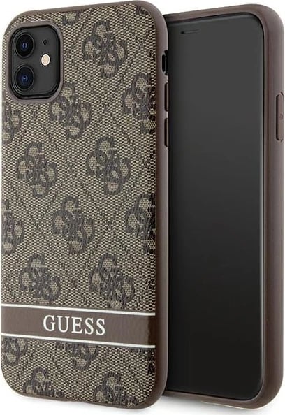 Mbështjellës Guess GUHCN61P4SNW për iPhone 11/XR, hardcase, kafe Mbështjellës Guess GUHCN61P4SNW për iPhone 11/XR, hardcase, kafe
