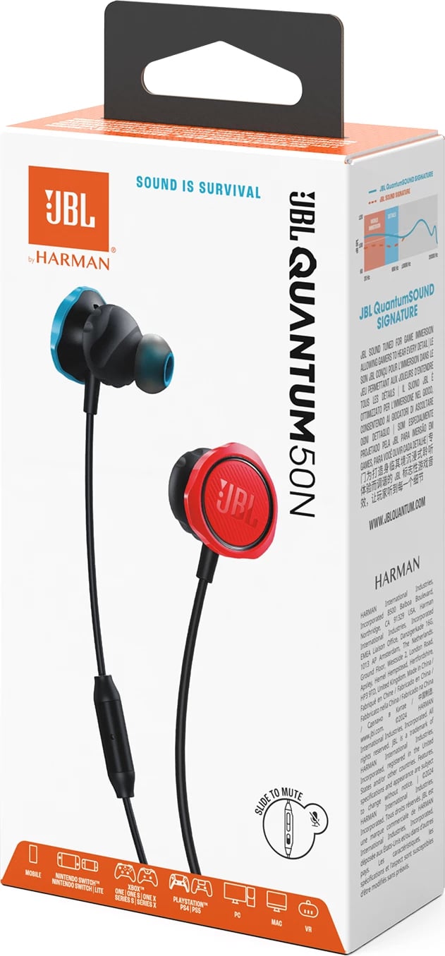 Kufje Me Kabëll JBL QUANTUM 50 N