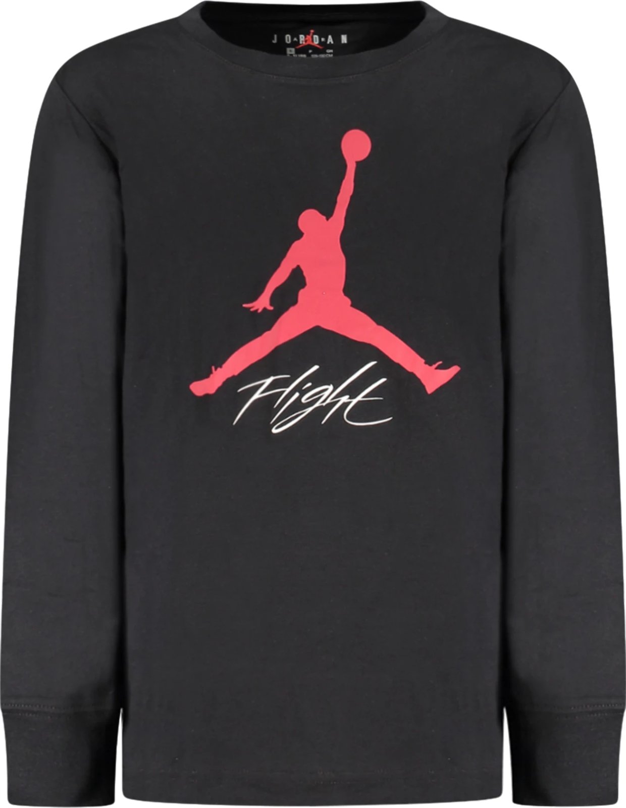 Maicë me mëngë të gjata JORDAN për djem, e zezë