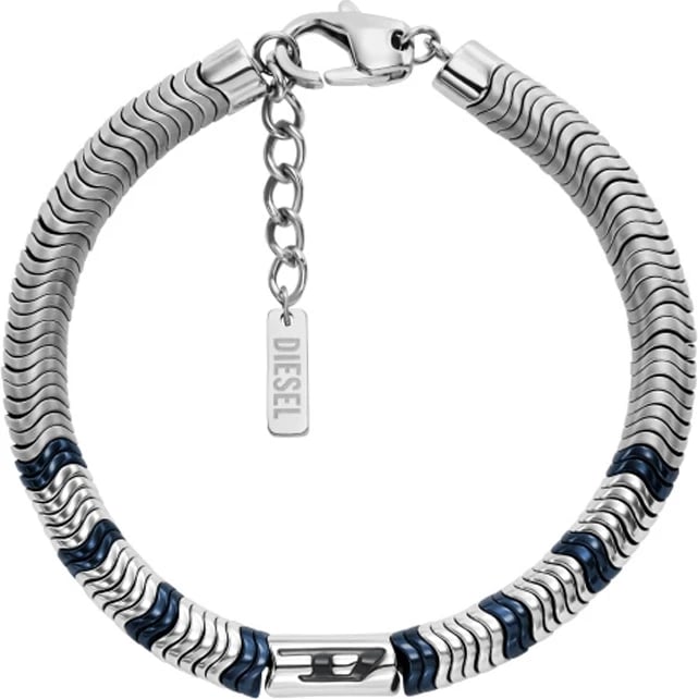 Byzylyk DIESEL DX1572931, unisex, argjendtë me blu