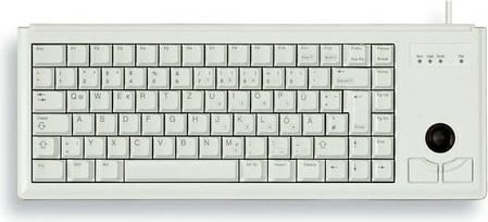 Tastierë Cherry G84-4400, full-size, USB, QWERTZ, trackball, gri