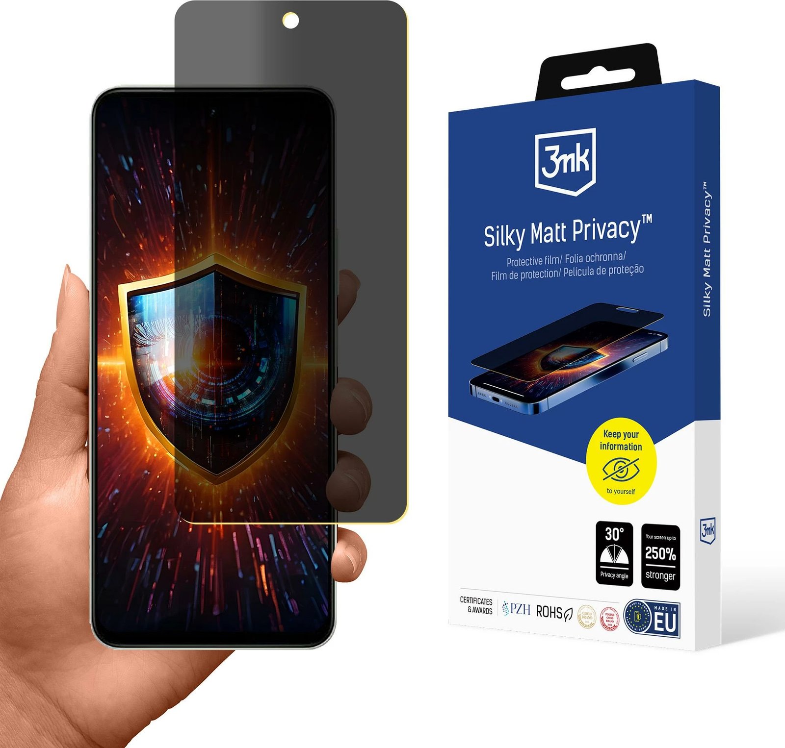 Mbështjellës privatësie mat 3mk Silky Matt Privacy për Kruger & Matz Live 11