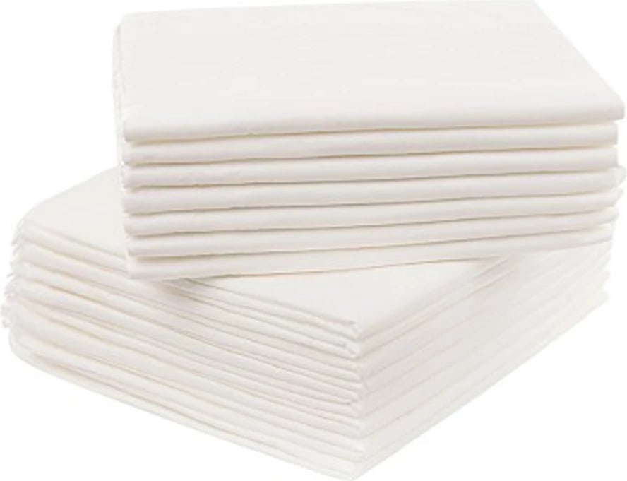 Shtroja nënshtrat njëpërdorim, Akuku Baby Soft, 40x60 cm, e bardhë, paketë 15 copë