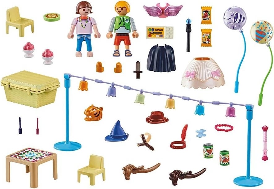 Set figurina Playmobil My Life 71451, 64 pjesë, për festa me kostume