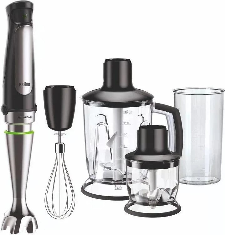 Blender manual Braun, zi-argjëndtë