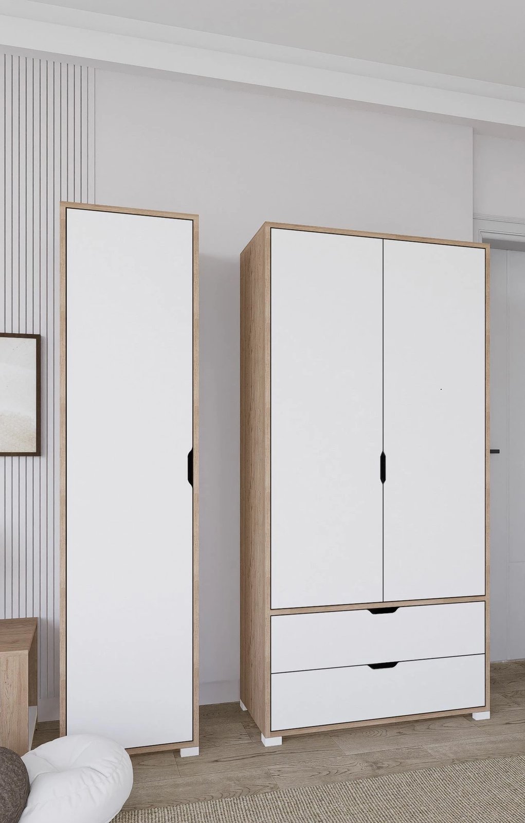 Dollap Skye Decor, ngjyrë arrë e çelët, Nisan 1600-019