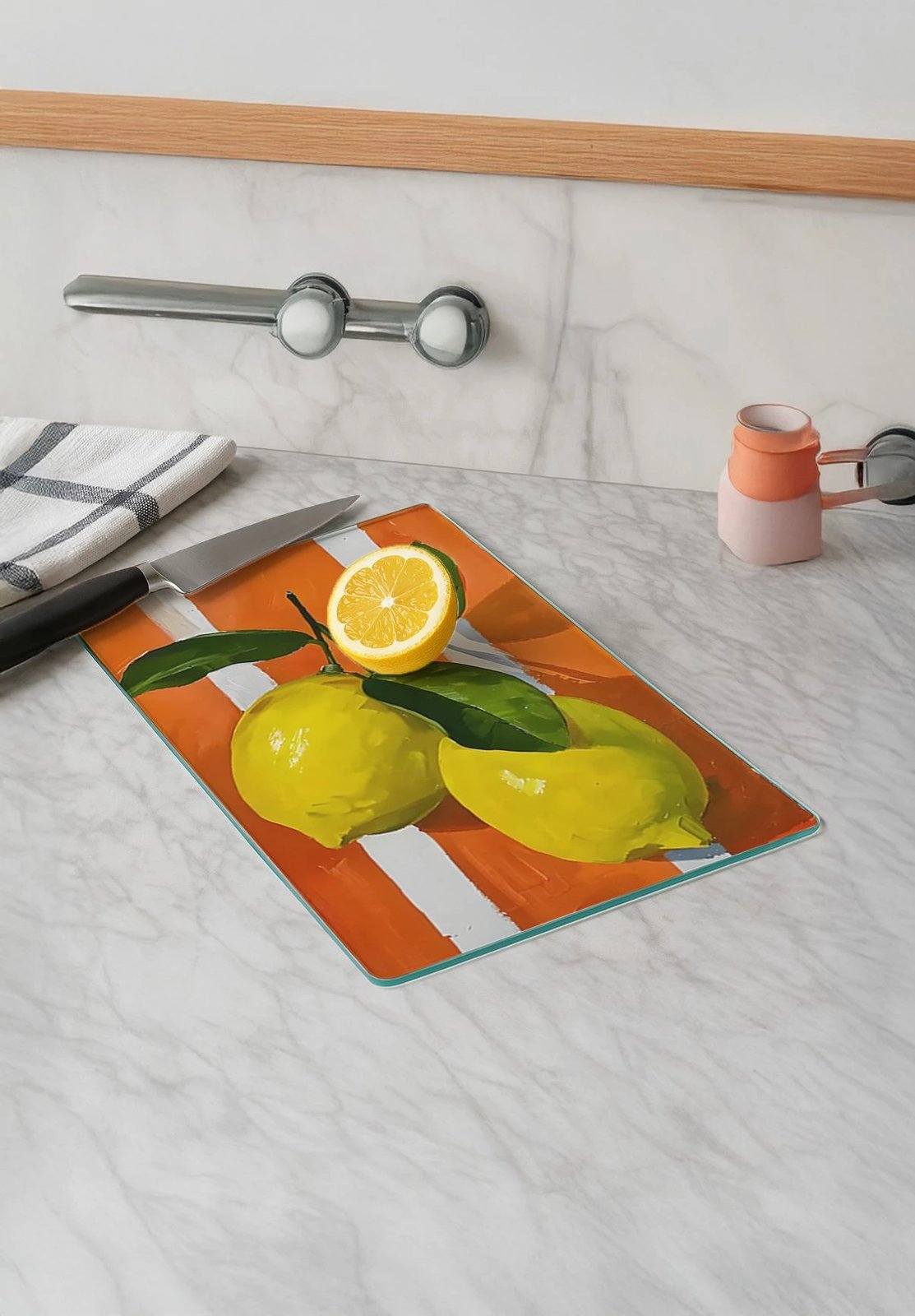 Dërrasë prerëse prej xhami të temperuar, shumëngjyrëshe, Hermia, Kes-00007, 30x40cm Dërrasë prerëse prej xhami të temperuar, shumëngjyrëshe, Hermia, Kes-00007, 30x40cm