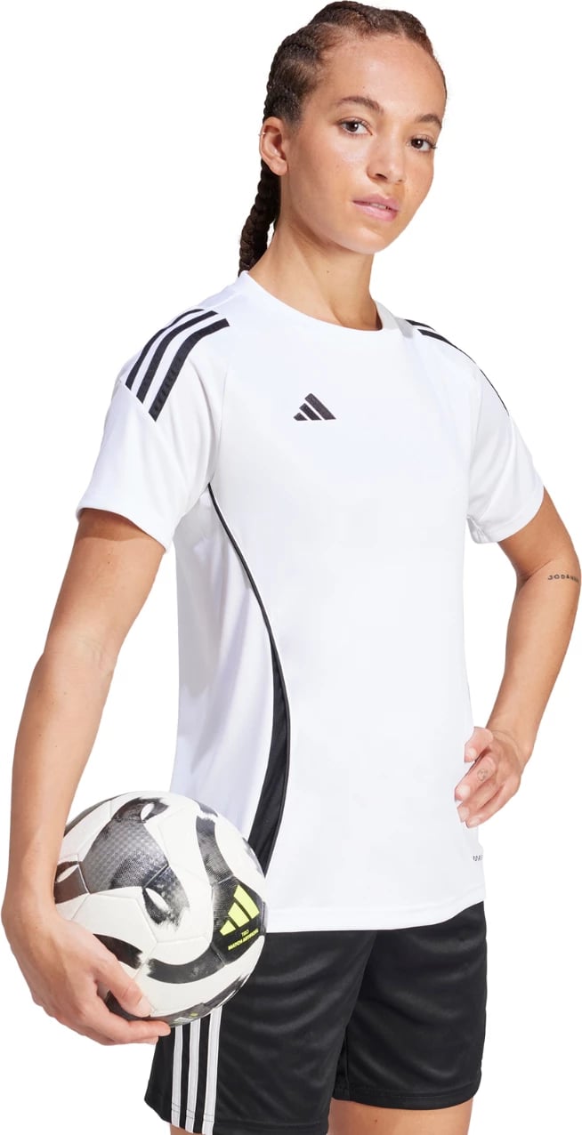 Maicë për femra adidas, e bardhë