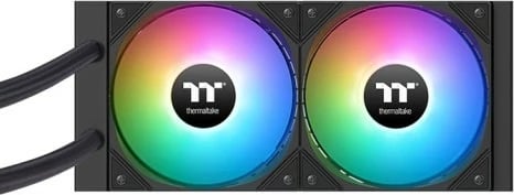 Ftohës uji AIO, Thermaltake LA240 ARGB (CL-W457-PL12SW-A), radiator 240 mm me 2x120 mm, ARGB, 4-pin PWM, Intel/AMD