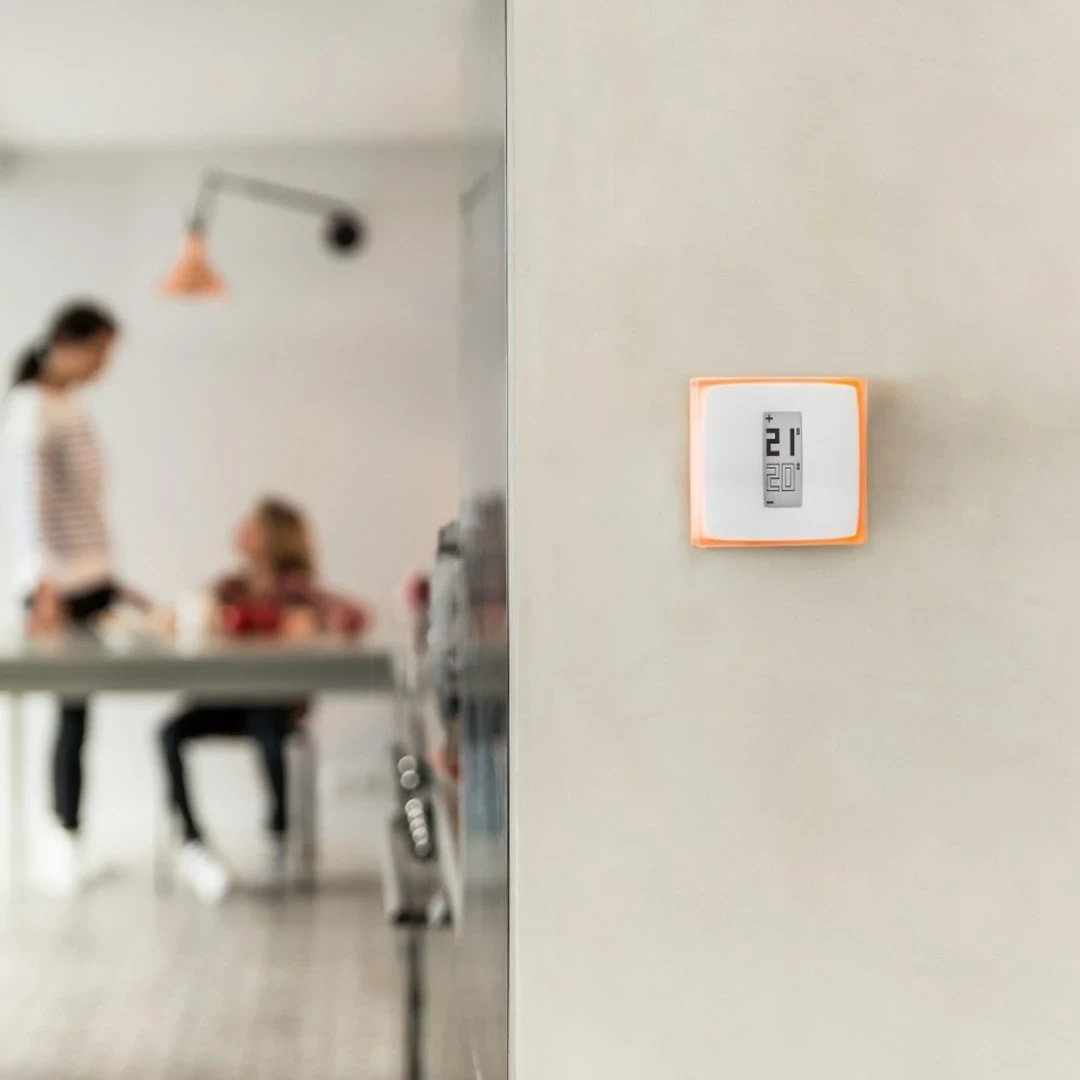 Termostat i mençur NETATMO NTH01-EN-EU, i bardhë