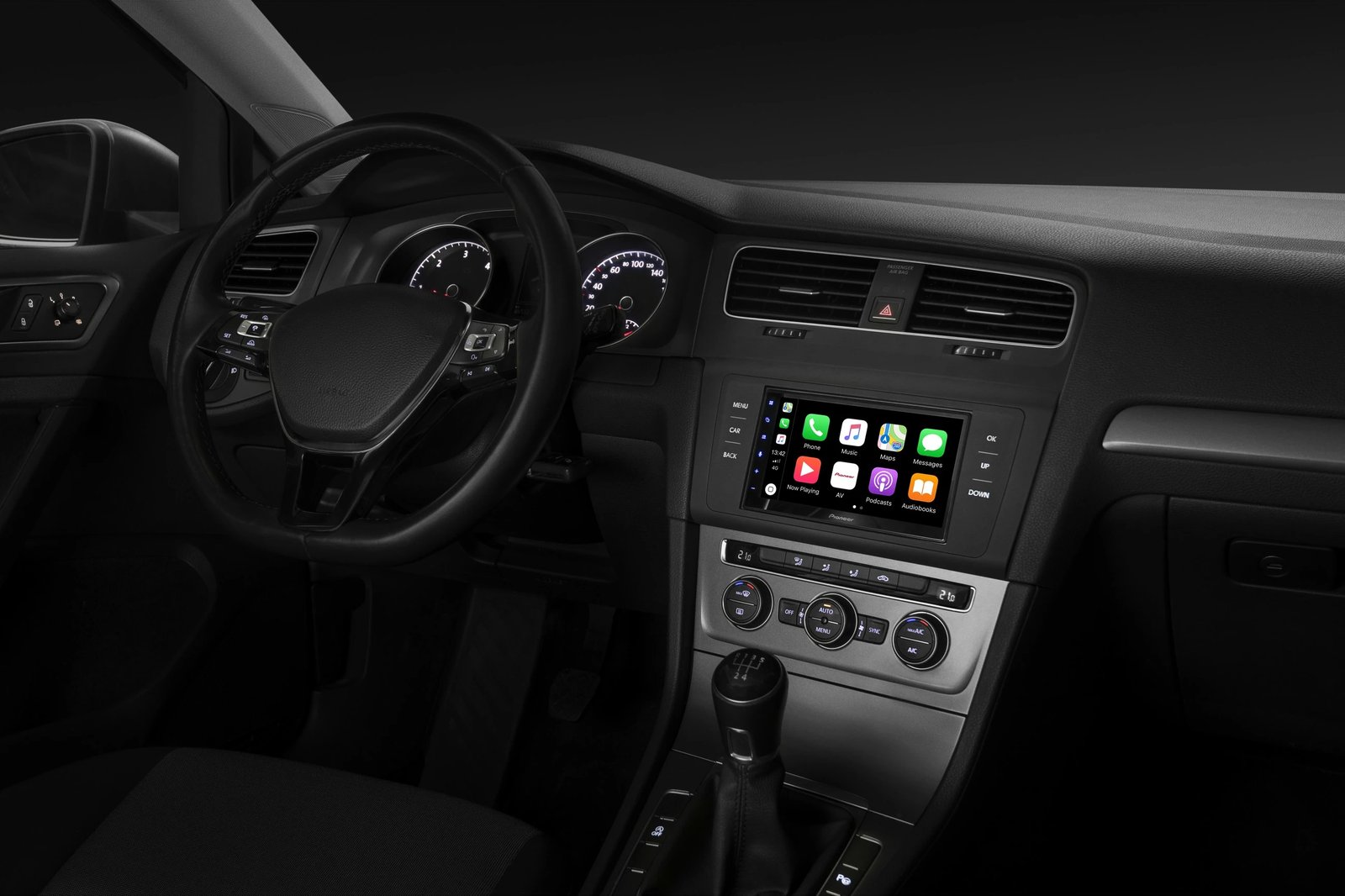 Sistem multimedial Pioneer SPH-DA250DAB, 6.8 inç, Bluetooth, Apple CarPlay, Android Auto, i zi