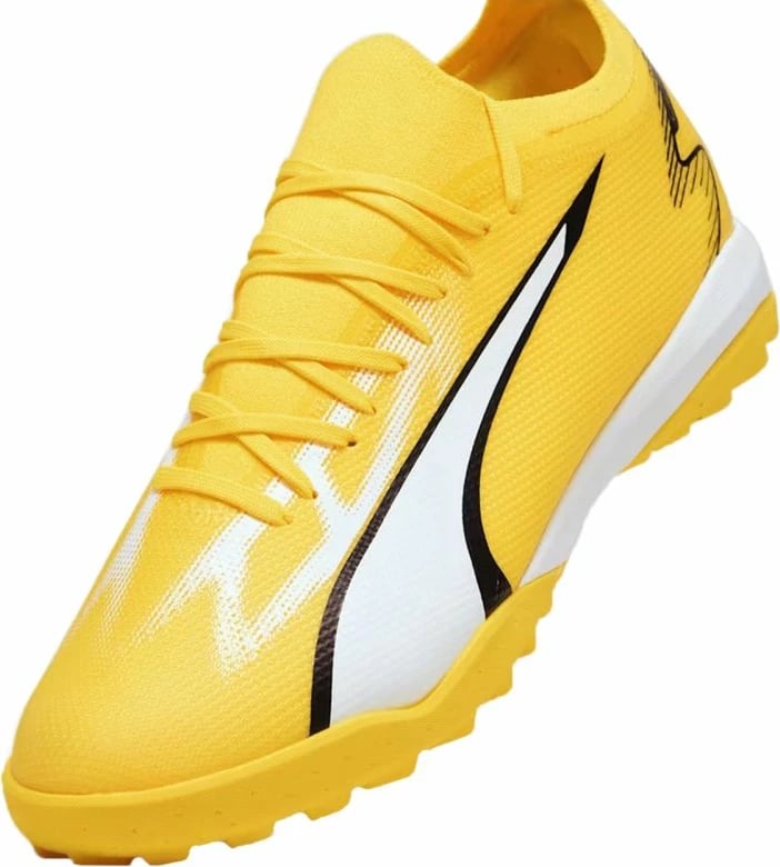 Këpucë futbolli Puma Ultra Match TT, për meshkuj, të verdha