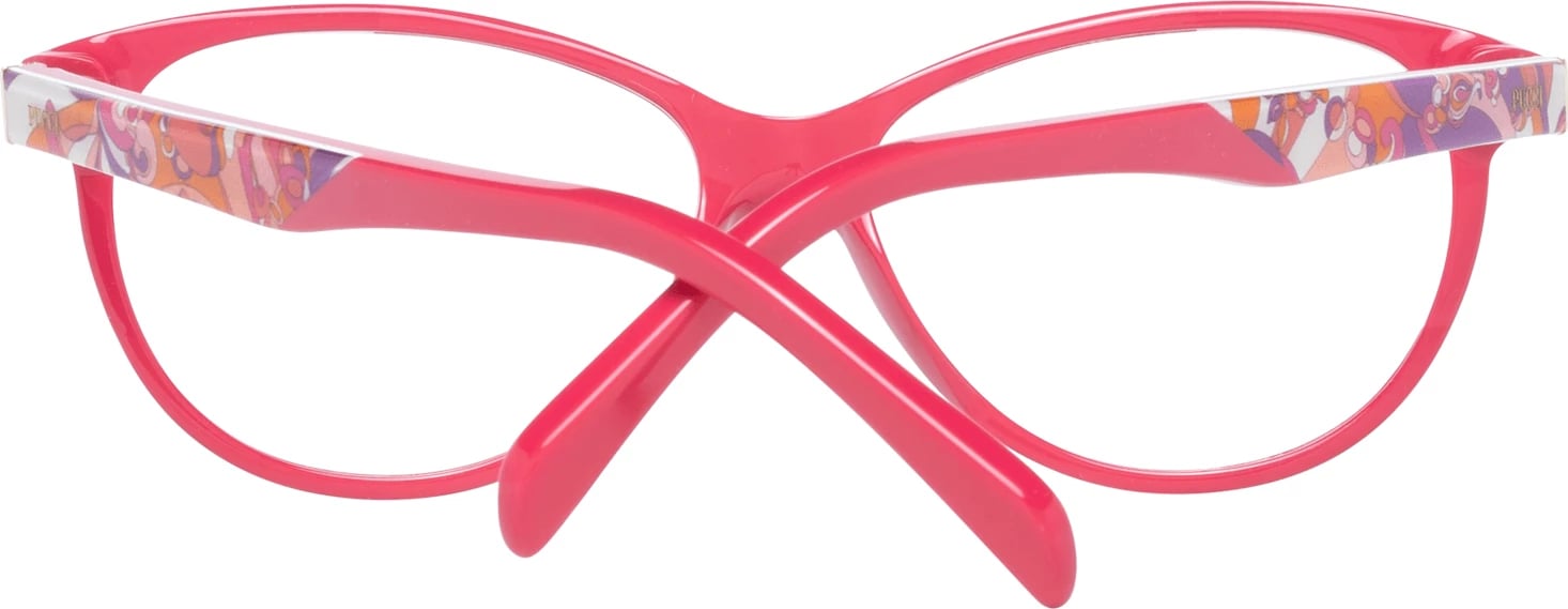 Kornizë optike për femra Emilio Pucci, të kuqe