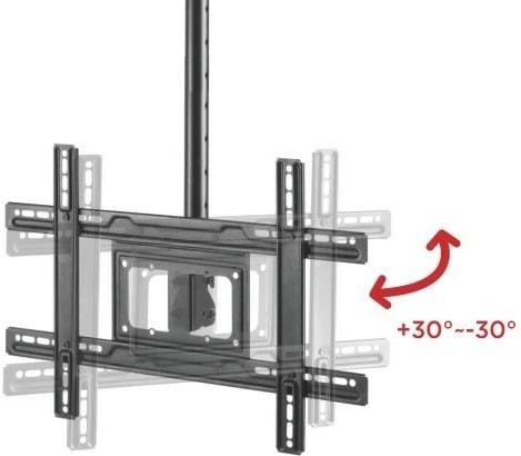 Mbajtëse tavani për TV Maclean MC-803, për 23-100 inç, e zezë