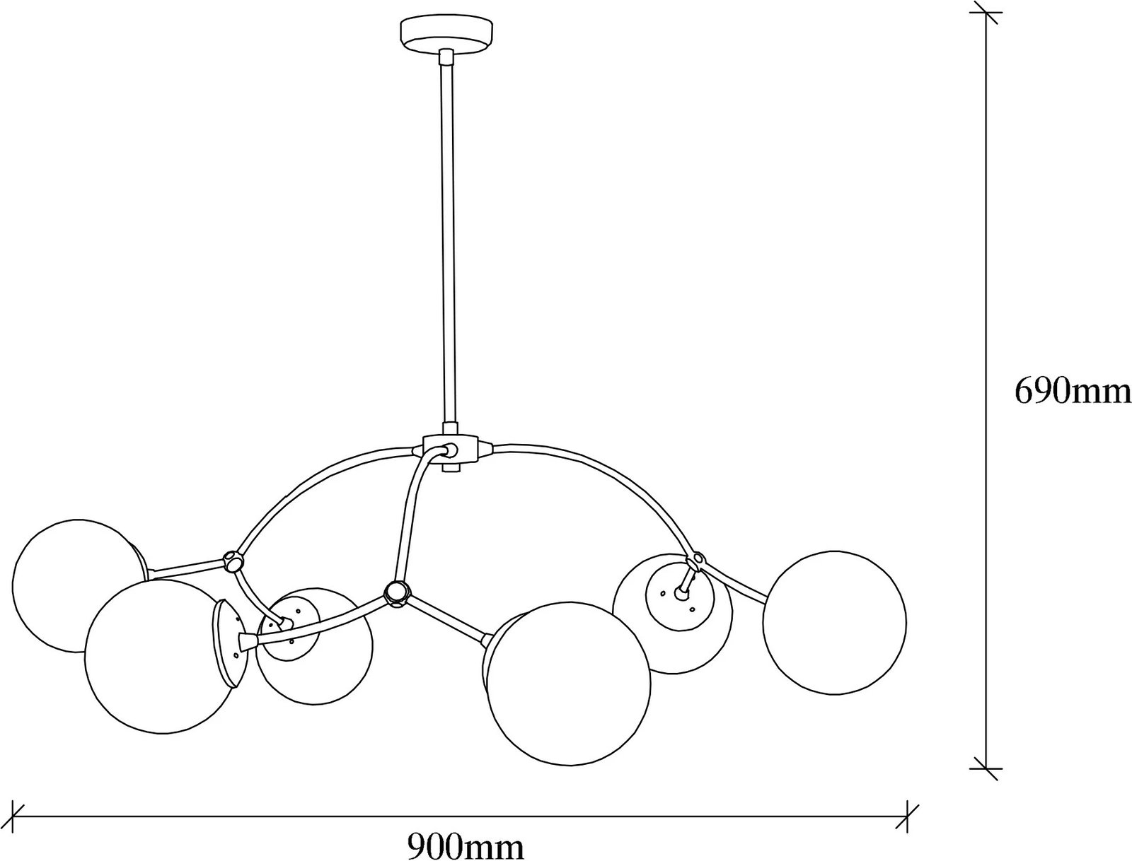 Llambë varëse Opviq, Kromozom - 1021, e bardhë dhe e zezë