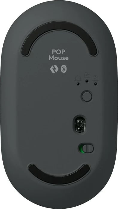 Set tastierë dhe maus Logitech POP ICON COMBO, wireless, Bluetooth, QWERTZ, grafit/jeshile