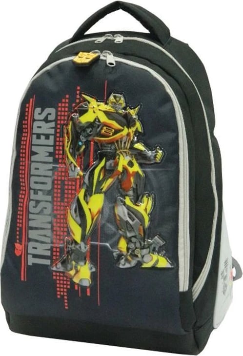 Çantë shpine Bagtrotter për shkollë fillore Transformers me 2 ndarje