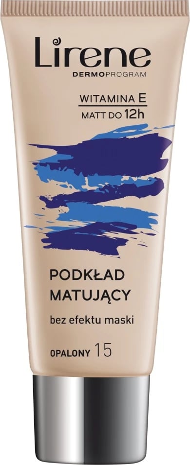 Fondatinë Lirene Nature Matte Face Foundation 15 Tanned 30ml