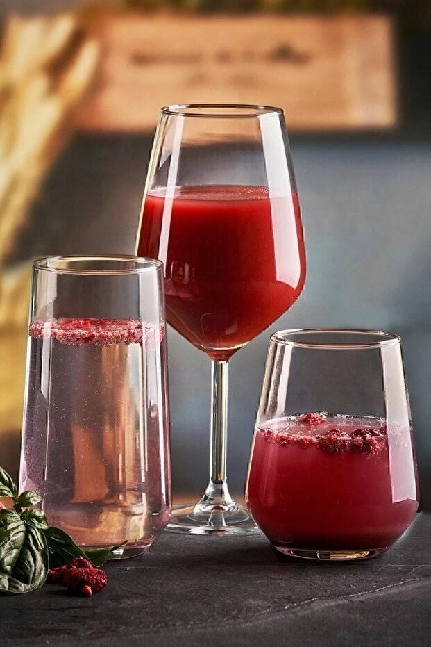 Set gotash prej qelqi (18 copë), Hermia Concept, Allegra 18