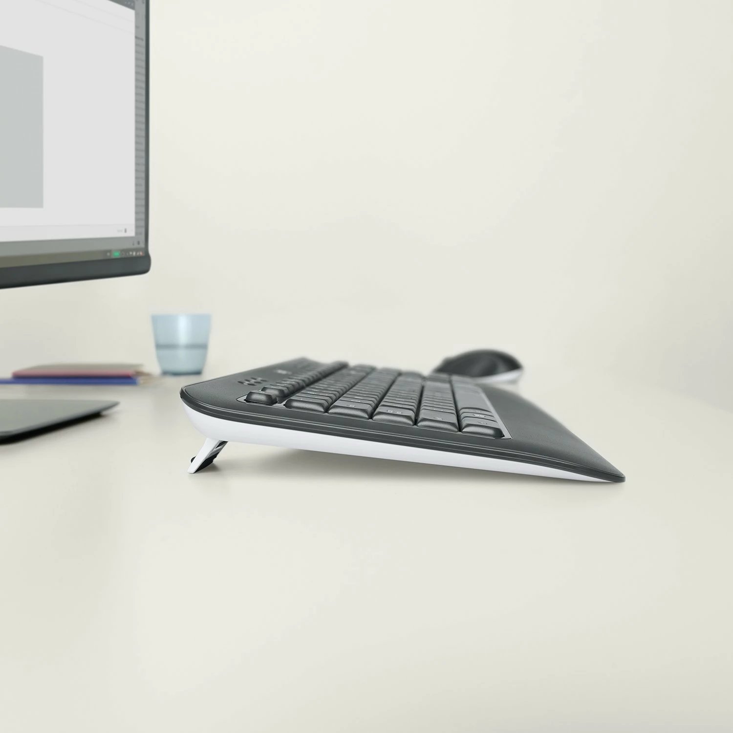 Set tastierë AZERTY Logitech MK540 wireless me maus, e zezë-bardhë